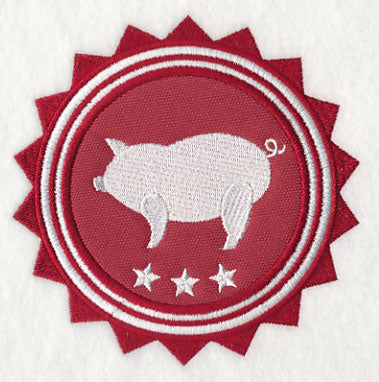 Pig Stamp (Applique)