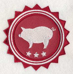 Pig Stamp (Applique)