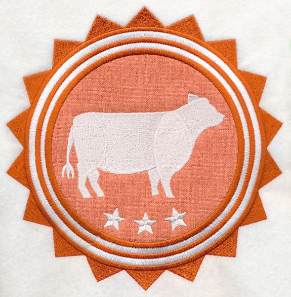 Cow Stamp (Applique)