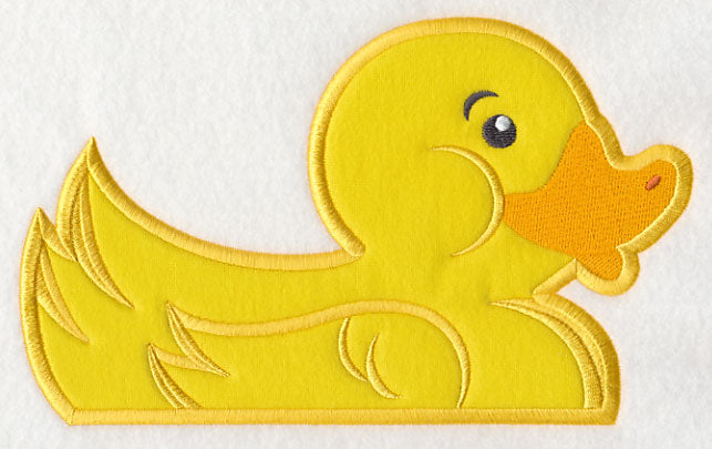 Peeking Rubber Ducky (Applique)