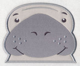 Peeking Manatee (Applique)