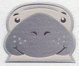 Peeking Manatee (Applique)