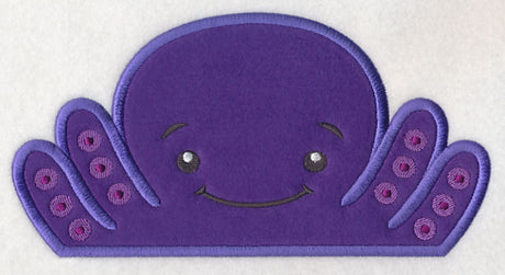 Peeking Octopus (Applique)