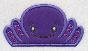 Peeking Octopus (Applique)