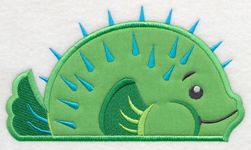 Peeking Blowfish (Applique)