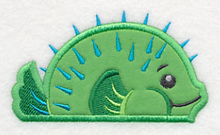 Peeking Blowfish (Applique)