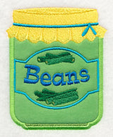Canned Green Beans (Applique)