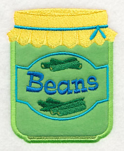Canned Green Beans (Applique)