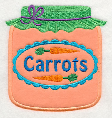 Delicious Carrots (Applique)