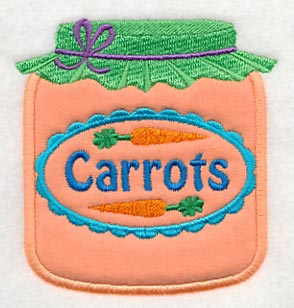 Delicious Carrots (Applique)