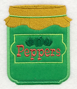 Homegrown Peppers (Applique)