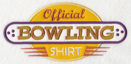 Official Bowling Shirt (Applique)
