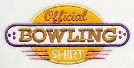 Official Bowling Shirt (Applique)