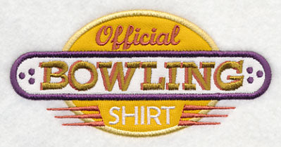 Official Bowling Shirt (Applique)