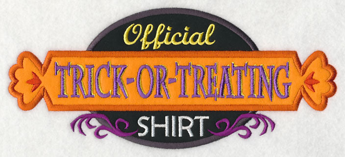 Official Trick-or-Treating Shirt (Applique)