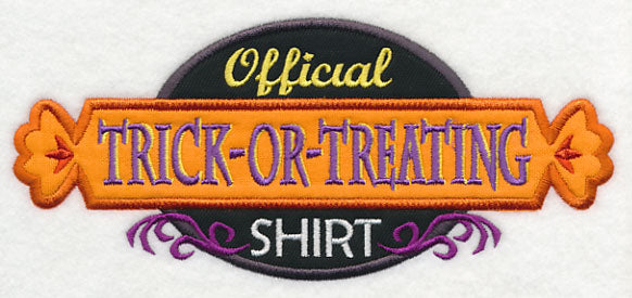 Official Trick-or-Treating Shirt (Applique)