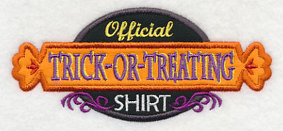 Official Trick-or-Treating Shirt (Applique)