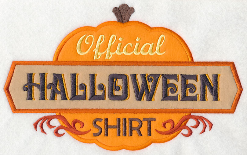 Official Halloween Shirt (Applique)