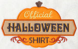 Official Halloween Shirt (Applique)