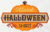 Official Halloween Shirt (Applique)