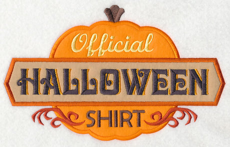 Official Halloween Shirt (Applique)