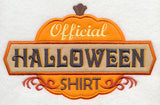 Official Halloween Shirt (Applique)