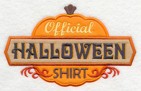 Official Halloween Shirt (Applique)