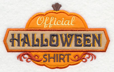 Official Halloween Shirt (Applique)