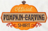 Official Pumpkin Carving Shirt (Applique)