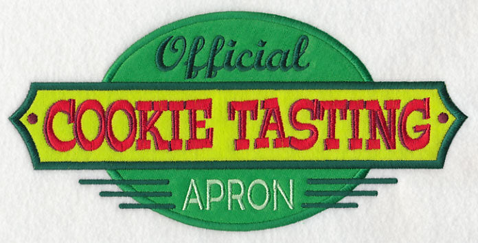 Official Cookie Tasting Apron (Applique)