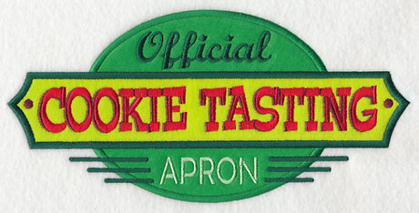 Official Cookie Tasting Apron (Applique)