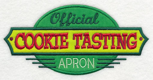 Official Cookie Tasting Apron (Applique)