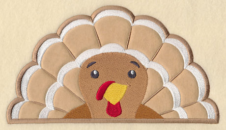 Peeking Turkey (Applique)