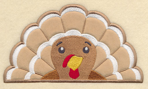 Peeking Turkey (Applique)