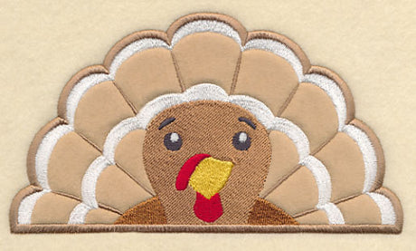 Peeking Turkey (Applique)