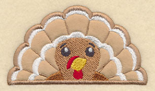 Peeking Turkey (Applique)