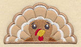 Peeking Turkey (Applique)