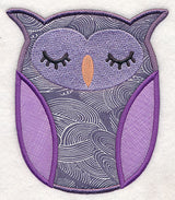 Sleepy Owl (Applique)