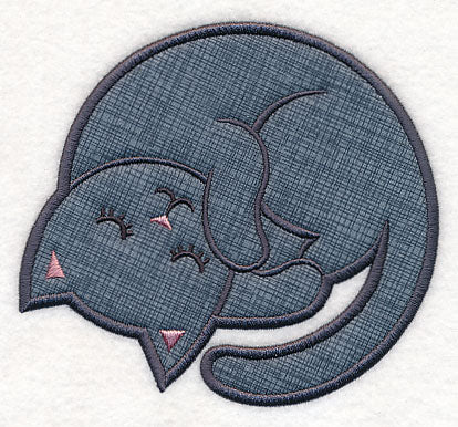 Sleepy Kitty (Applique)