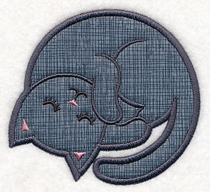 Sleepy Kitty (Applique)