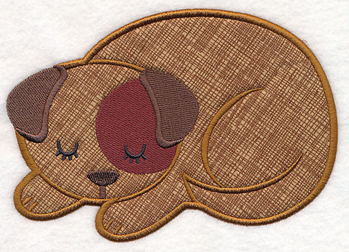Sleepy Puppy (Applique)