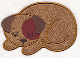 Sleepy Puppy (Applique)