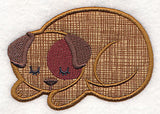 Sleepy Puppy (Applique)