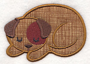 Sleepy Puppy (Applique)