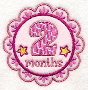 Medallion - 2 Months (Applique)