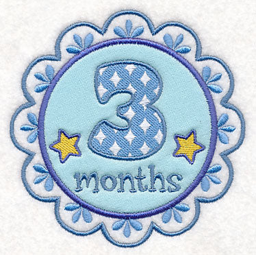 Medallion - 3 Months (Applique)