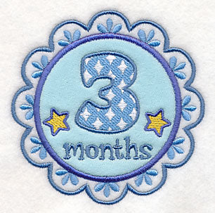 Medallion - 3 Months (Applique)