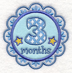 Medallion - 3 Months (Applique)