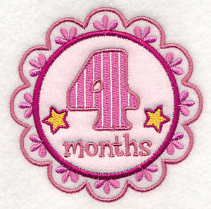 Medallion - 4 Months (Applique)