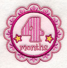 Medallion - 4 Months (Applique)